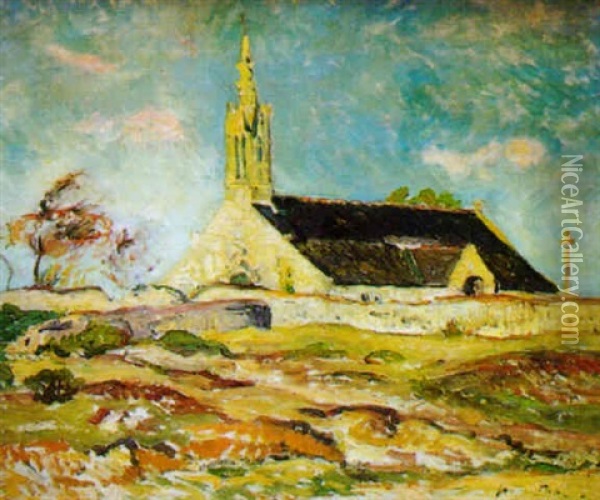 La Chapelle De Cadole Oil Painting - Maxime Maufra