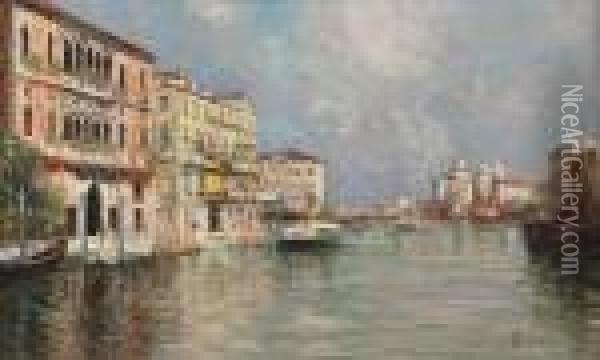 Veduta Di Venezia Oil Painting - Fulvio Tessitore
