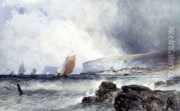 Coast Scene Oil Painting - William Callow