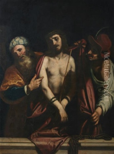 Ecce Homo Oil Painting - Lodovico (Il Cigoli) Cardi