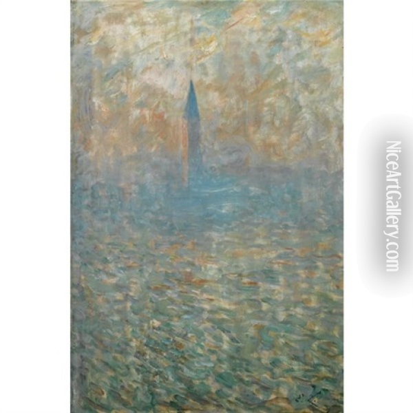 San Giorgio, Venice Oil Painting - Emile Claus
