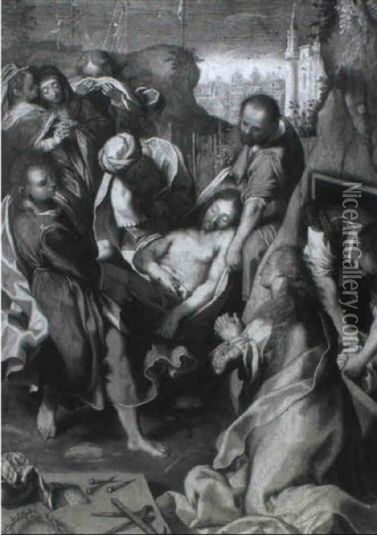 The Entombment Oil Painting - Federico Barocci