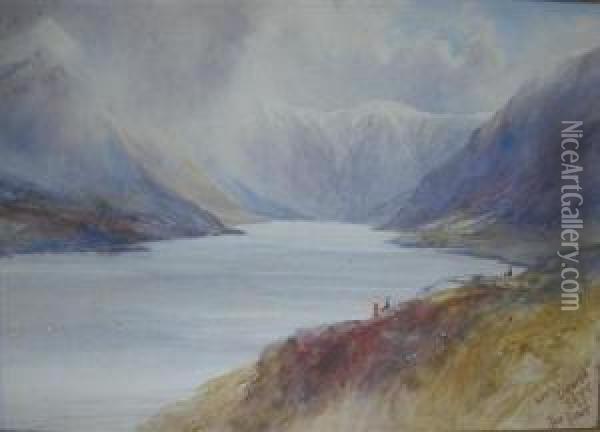 Loch Coruisk, Skye Oil Painting - John Blair
