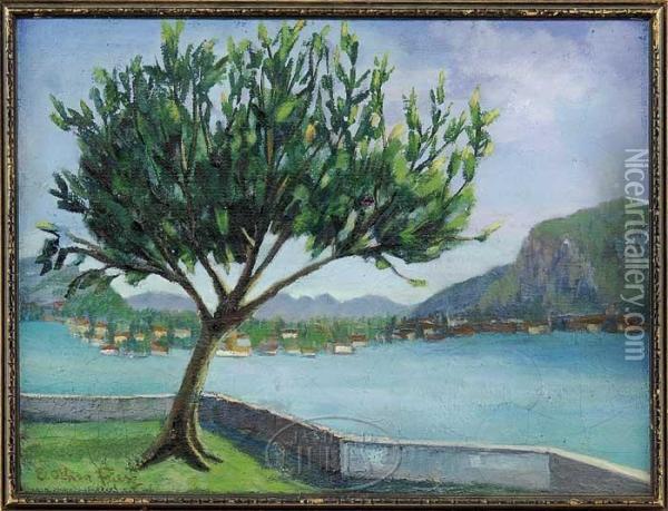 Overlooking Capri Oil Painting - Emile-Othon Friesz