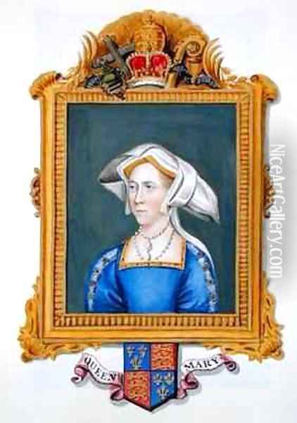 Portrait of Anne Boleyn wrongly called Queen Mary from Memoirs of the Court of Queen Elizabeth Oil Painting - Sarah Countess of Essex