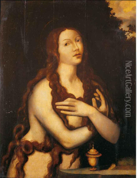 La Maddalena Oil Painting - Giampietrino