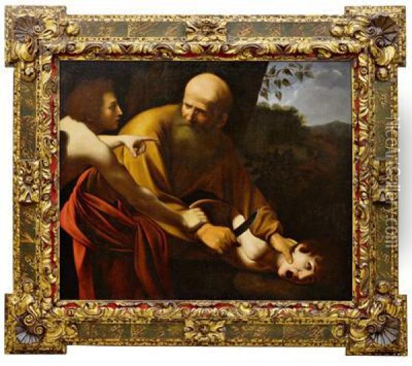 Il Sacrificio Di Isacco Oil Painting - Michelangelo Merisi Da Caravaggio
