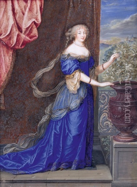 Portrait Dit De Madame De Montespan Oil Painting - Joseph Werner the Younger