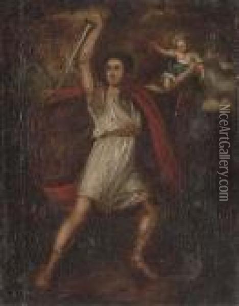 John Philip Kemble As Rolla In Pizarro Oil Painting - Sir Thomas Lawrence