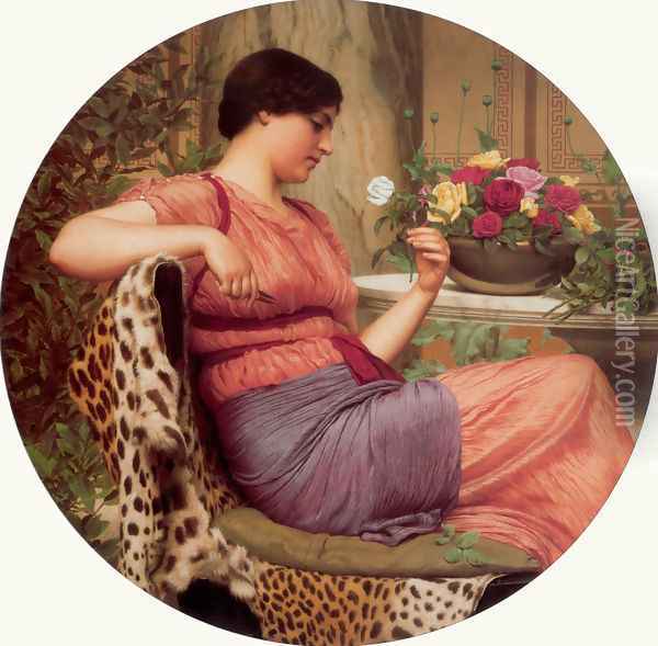 The Time Of Roses Oil Painting - John William Godward