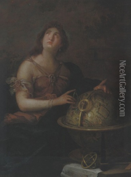 Allegoria Dell'astronomia Oil Painting - Pietro Ricchi