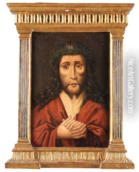 Ecce Homo Oil Painting - Dieric Bouts the Younger