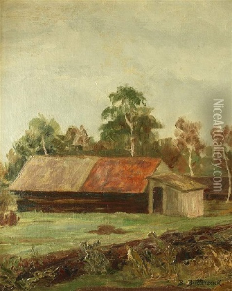 Landliches Anwesen Oil Painting - Bernhard Buttersack