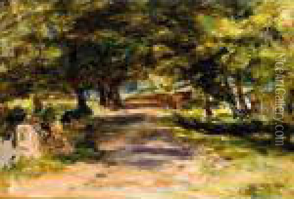 The Avenue Oil Painting - William McTaggart