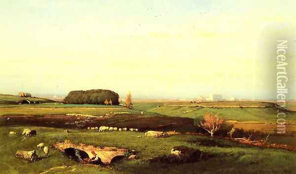 In the Roman Campagna Oil Painting - George Inness