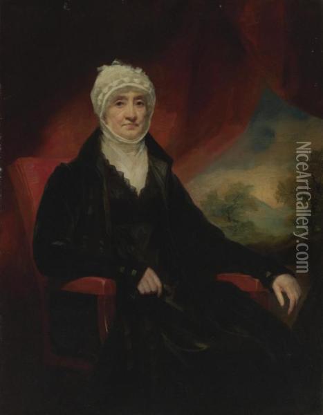Portrait Of A Lady, Said To Be Mrs. Marion Corry Gilchrist Oil Painting - Sir Henry Raeburn