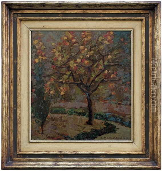 Autumn Diosperi Oil Painting - Jan Bohuszewicz
