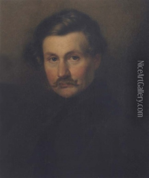 Portrat Ludwig I. Von Bayern Oil Painting - Friedrich Durck