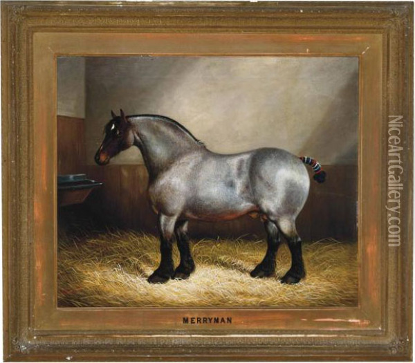 Merryman Oil Painting - James Clark