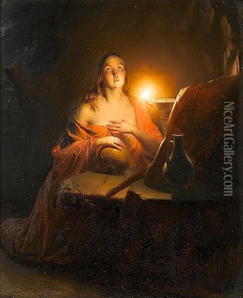 Maria Magdalena Oil Painting - Petrus van Schendel