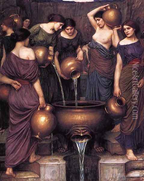 The Danaides 1906 Oil Painting - John William Waterhouse