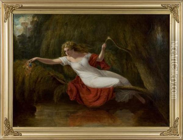 Ophelia. Oil Painting - Tompkins Harrison Matteson
