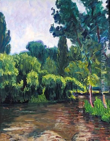Montigny Landscape Oil Painting - Roderic O'Conor