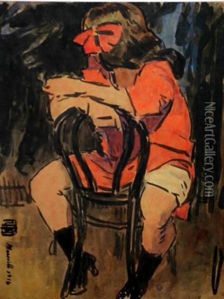 La Prostituee Marseillaise Oil Painting - Geo, Georges Dupuis