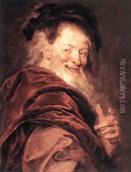 Democritus 1692 Oil Painting - Antoine Coypel