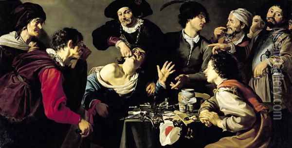 The Tooth Extractor 1635 Oil Painting - Theodoor Rombouts