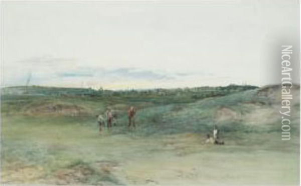 Alton Links, Aberdeen Oil Painting - John Smart