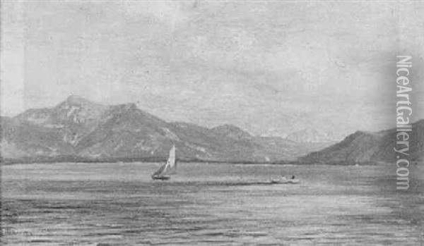 Norwegische Fjordlandschaft Oil Painting - Georg Macco