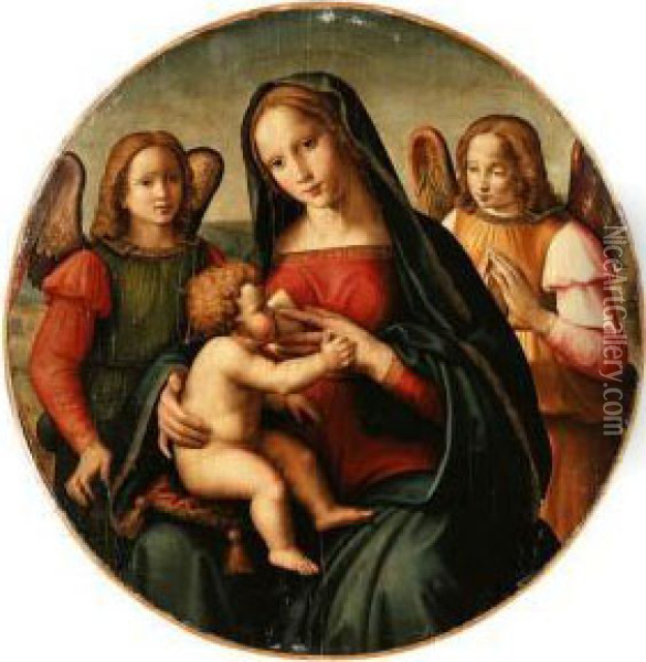 Ghirlandaio, R. Oil Painting - Ridolfi Domenico Di Ghirlandaio