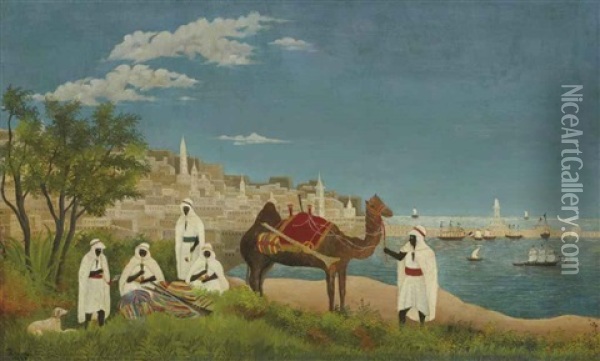 Paysage D'alger Oil Painting - Henri Rousseau
