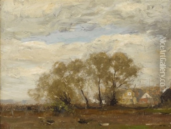 The Willows Oil Painting - Henry Ward Ranger