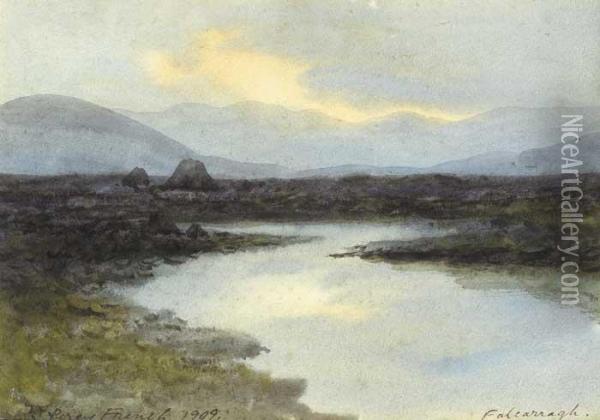 Falcarragh, County Donegal Oil Painting - William Percy French