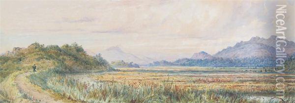 View Near Barmouth Oil Painting - R. St. John Ainslie