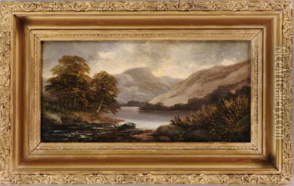River Running Oil Painting - Robert Scott Duncanson