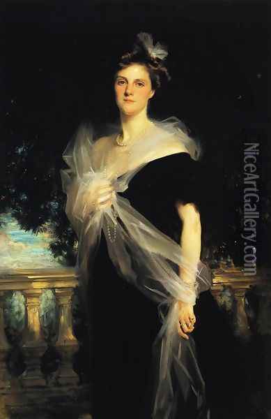 Mrs. Harold Harmsworth Oil Painting - John Singer Sargent