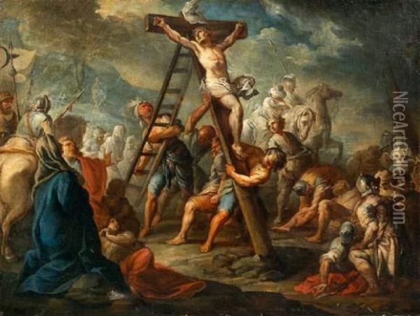 La Crucifixion Oil Painting - Jacques Gamelin