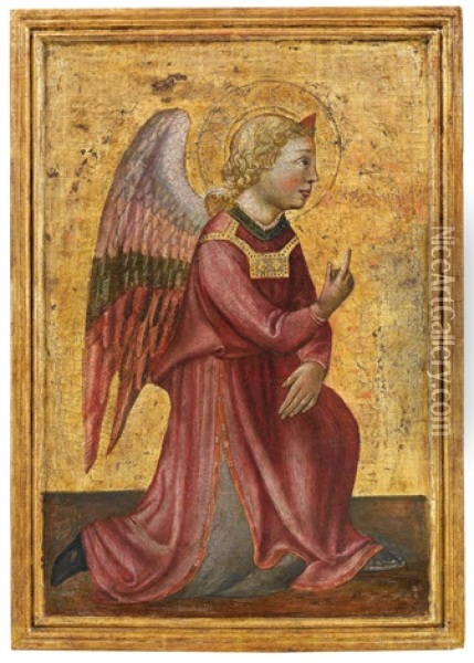 Der Verkundigungsengel Oil Painting - Fra Angelico