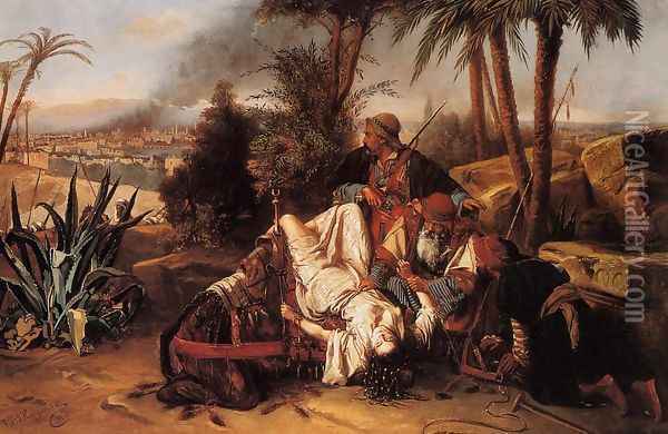 The Captive Oil Painting - Jan Baptist Huysmans