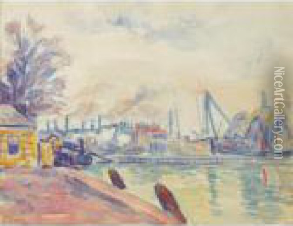 Le Port De Flessingue Oil Painting - Paul Signac