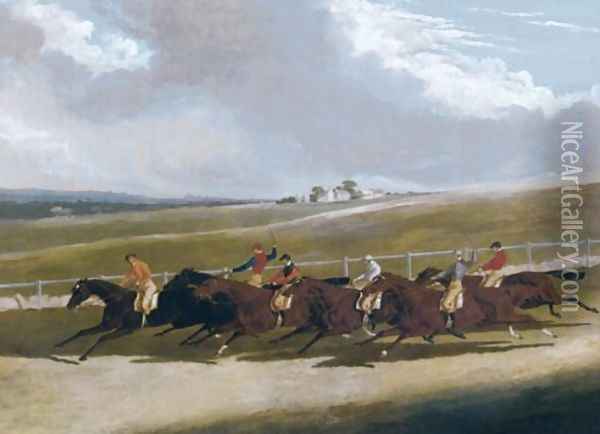 Doncaster Cup Oil Painting - John Frederick Herring Snr