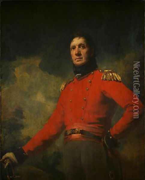 Colonel Francis James Scott Oil Painting - Sir Henry Raeburn
