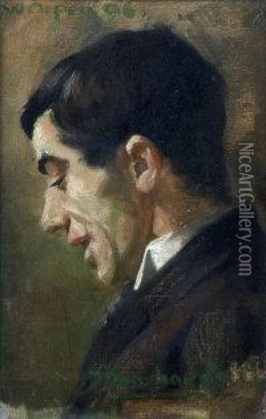 The Artist Francis J. O'donohoe Oil Painting - Sir William Newenham Montague Orpen
