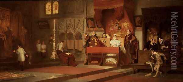 The Tudor Princesses Oil Painting - Marcus Stone