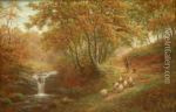 Fairy Dell Oil Painting - William Mellor