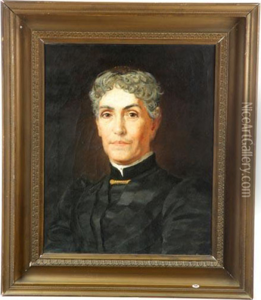 Margaret Antoinette Ward Dunsmore Oil Painting - John Ward Dunsmore