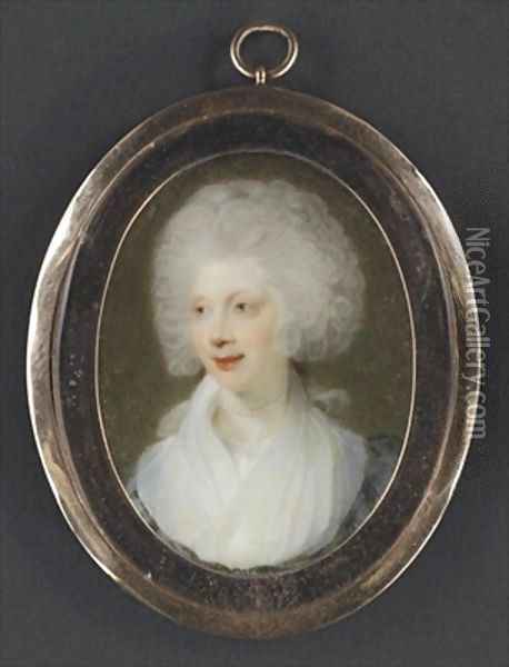 Portrait of Queen Charlotte Oil Painting - Richard Collins